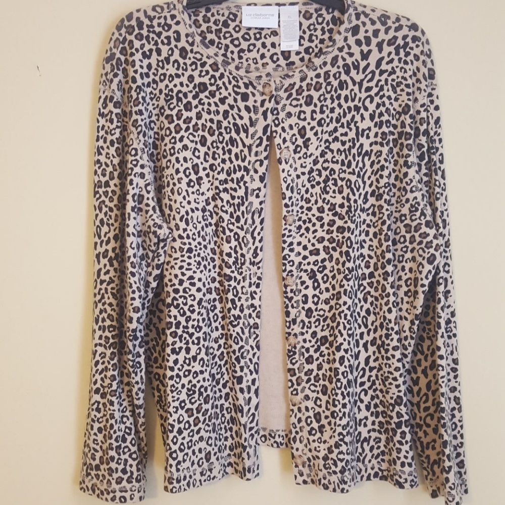 Liz Claiborne XL cardigan sweater.